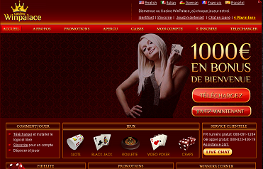 jouer sur le casino winpalace